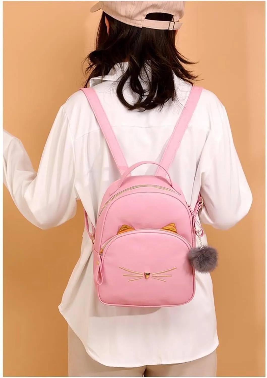 Mini Backpack for Girls Teens Women Small Cat Backpack Purse
