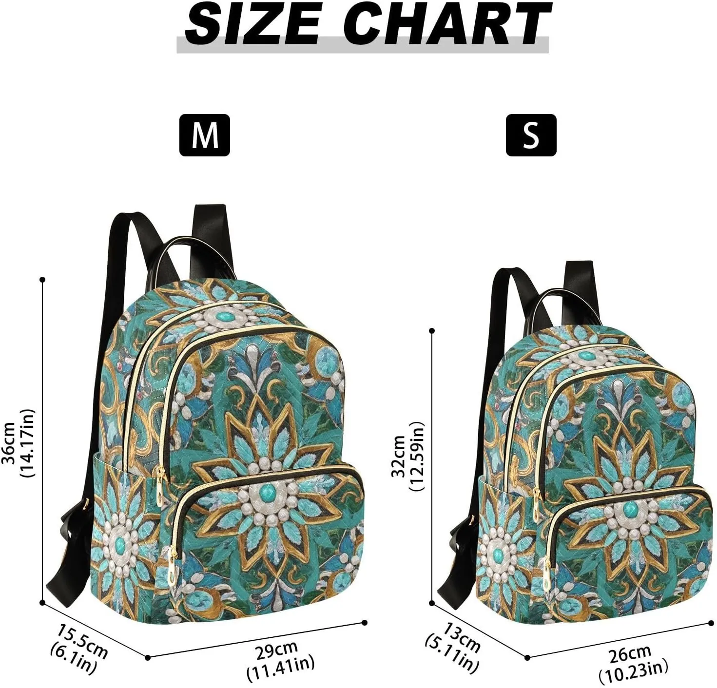 Mini Backpack Quilted Purse for Womens Small Backpack Daypack Embroider Pattern for Travel Daily Camping,Multi11