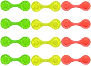 MiOYOOW 12PCS Magnetic Reflector Clips, Lightweight Backpack Reflector Tags Waterproof Night Safety Warning for Clothes Backpack Bag Hat