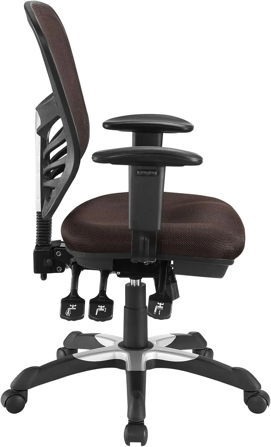 Modway Articulate Ergonomic Mesh Office Chair in Brown