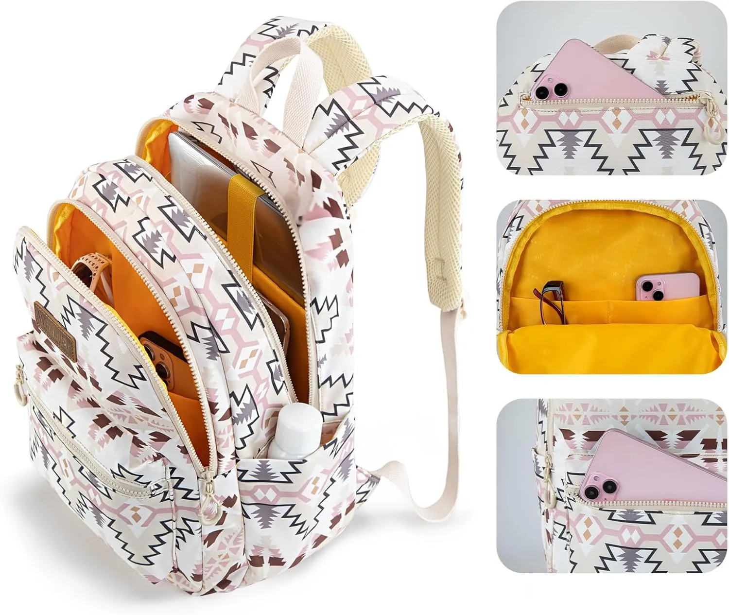 Montana West x Wrangler Aztec Backpack Mommy Daypack Western Travel Bag for Women