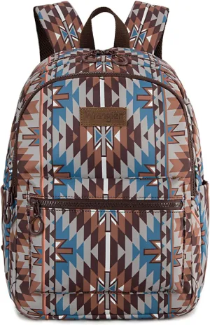 Montana West x Wrangler Aztec Backpack Mommy Daypack Western Travel Bag for Women