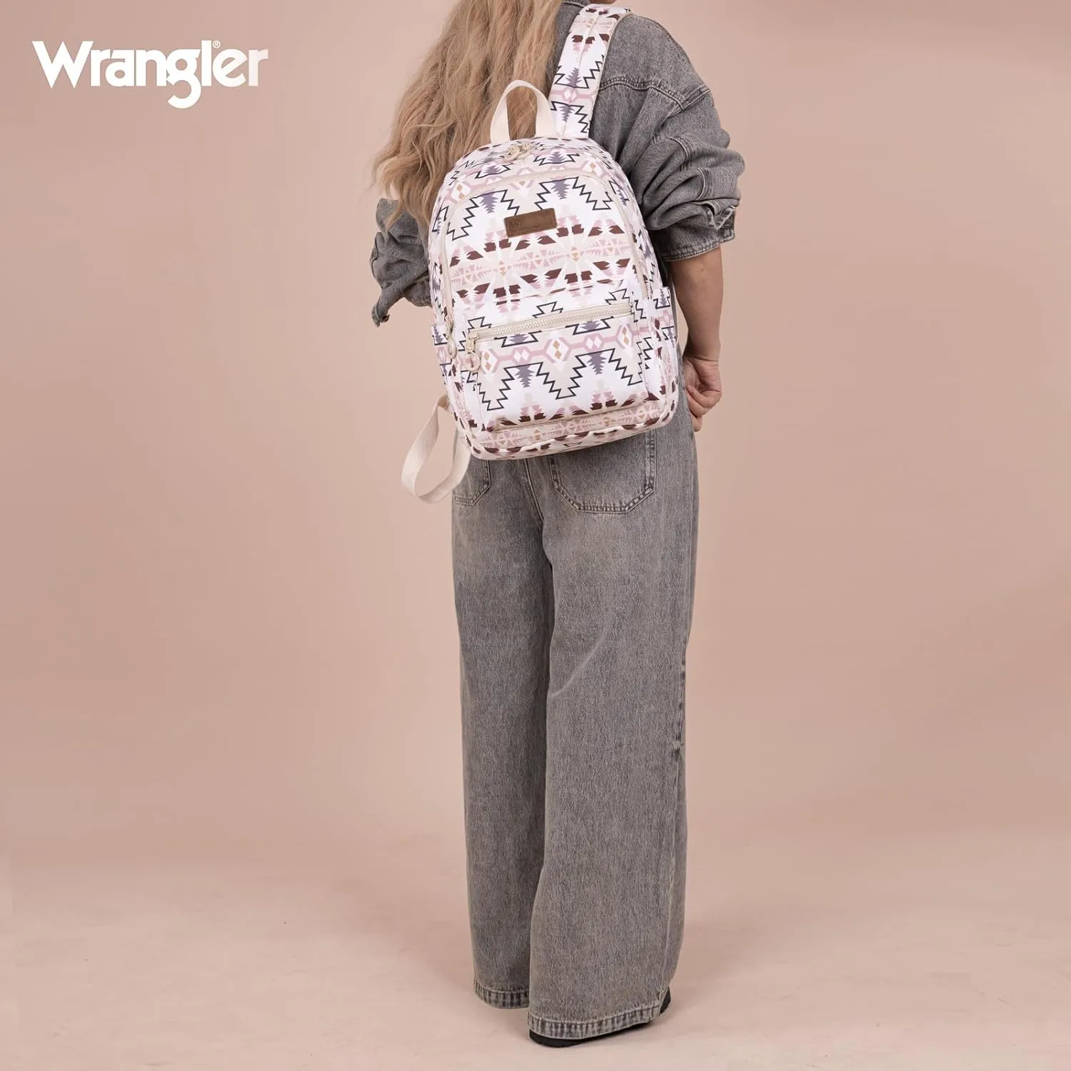 Montana West x Wrangler Aztec Backpack Mommy Daypack Western Travel Bag for Women
