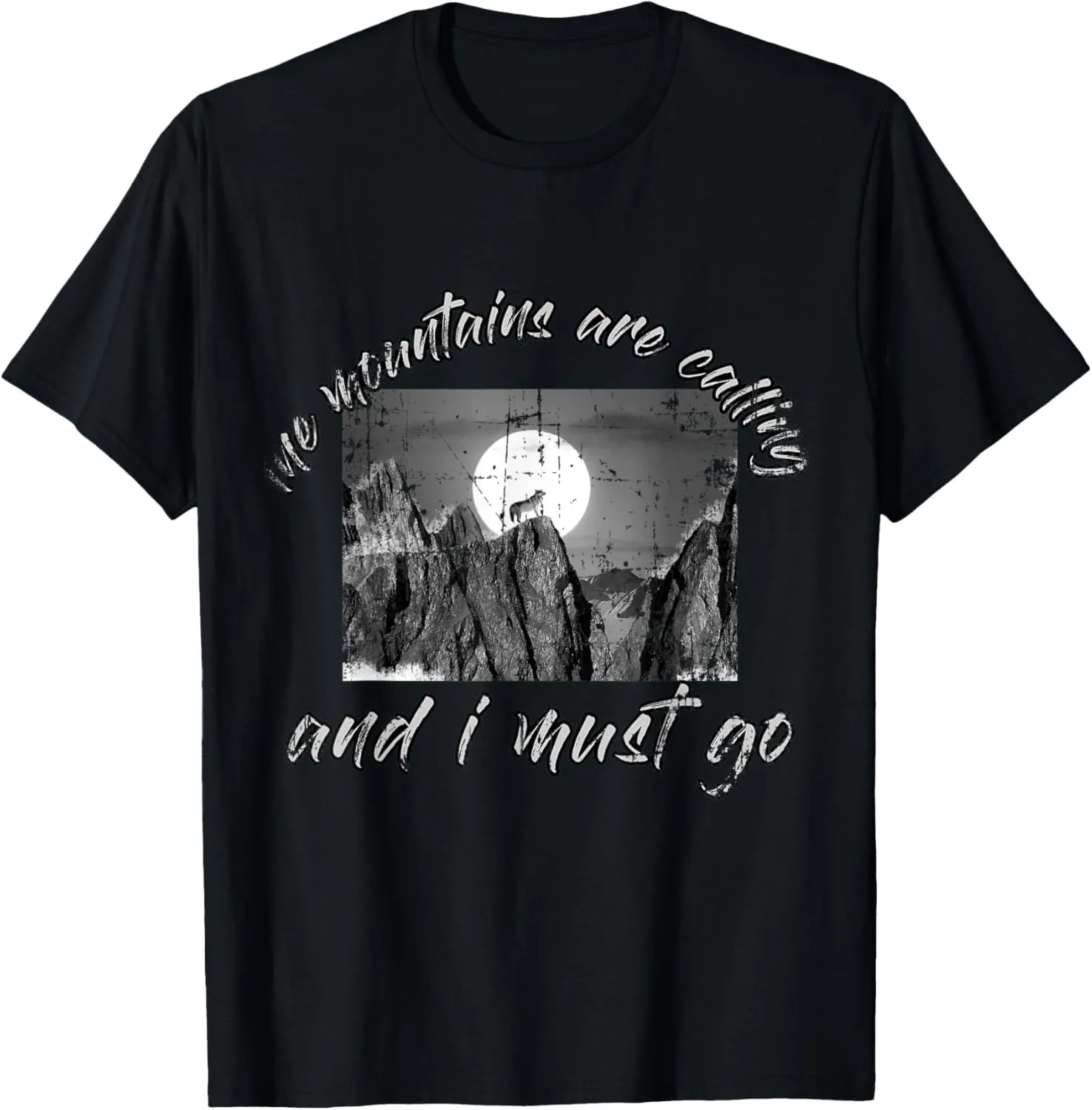 Mountain Wilderness Camping Design T-Shirt