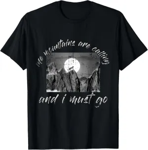 Mountain Wilderness Camping Design T-Shirt