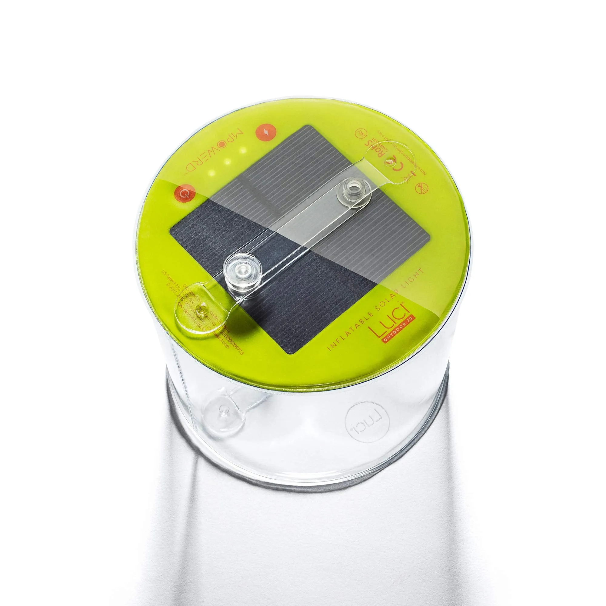 MPOWERD Luci Outdoor 2.0 - Inflatable Solar Light, Clear Finish, Adjustable Strap