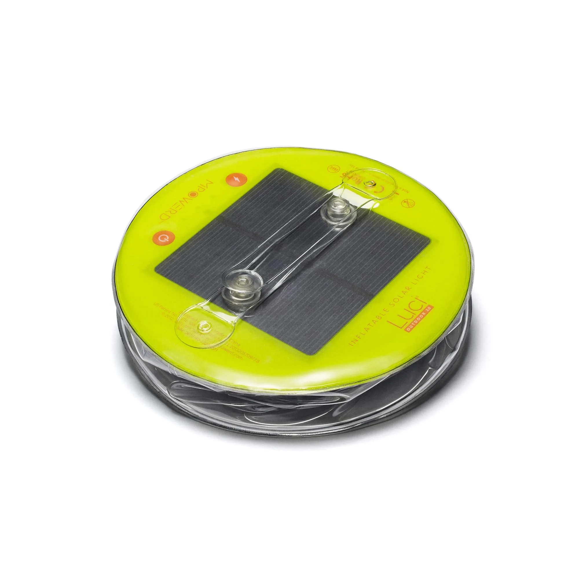 MPOWERD Luci Outdoor 2.0 - Inflatable Solar Light, Clear Finish, Adjustable Strap