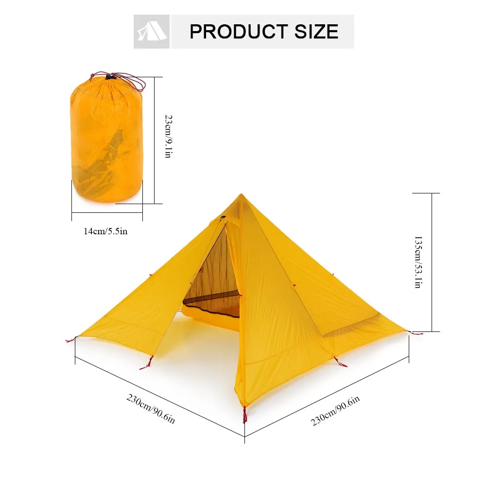 Multifunctional 2 Person Outdoor Camping Tent