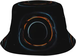 Mysterious Cosmic Black Holes Picture Adult Sunshade Bucket hat : Lightweight, Breathable, Foldable and Unisex