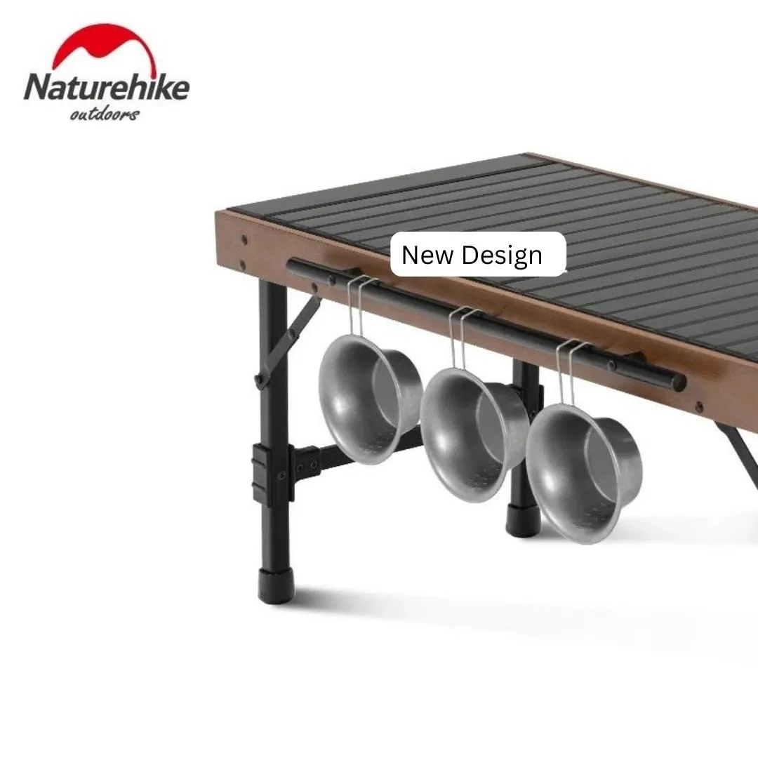 Naturehike IGT Outdoor Folding Combination Table Aluminum Alloy Beech