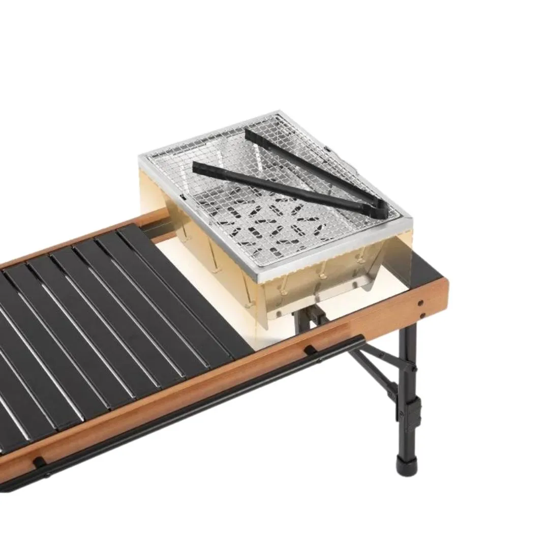 Naturehike IGT Outdoor Folding Combination Table Aluminum Alloy Beech