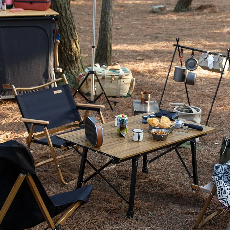 Naturehike Wood Grain Telescopic Foldable Picnic Table MW03