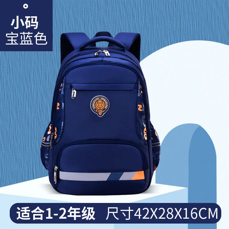 New Children's Schoolbag Lightweight Breathable Large Capacity Backpack for Primary and Secondary School Boys Custom Wholesale Factory Direct Sales