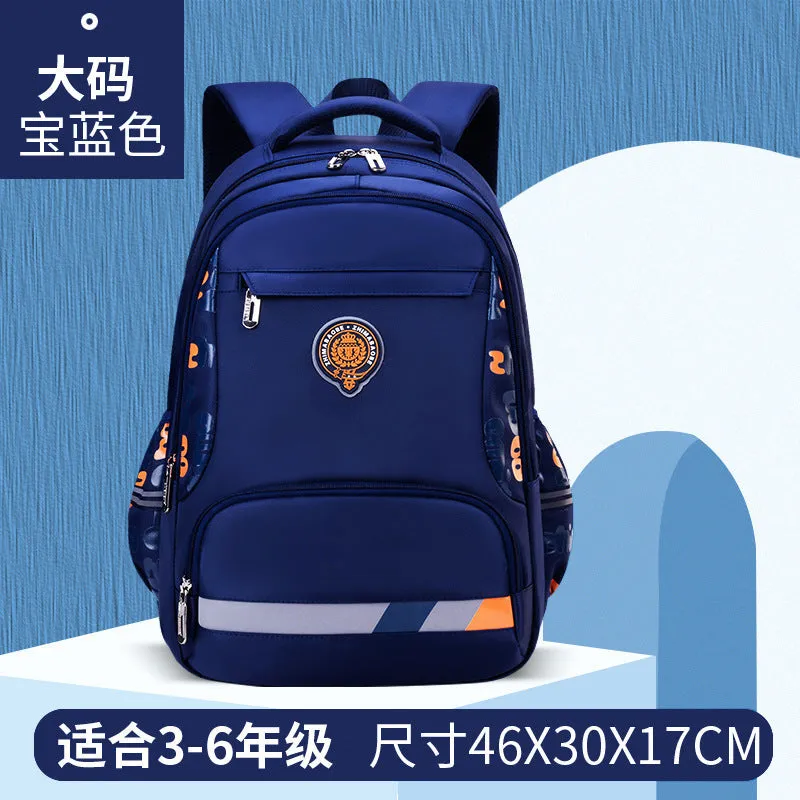 New Children's Schoolbag Lightweight Breathable Large Capacity Backpack for Primary and Secondary School Boys Custom Wholesale Factory Direct Sales