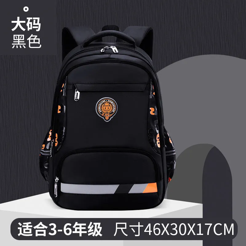 New Children's Schoolbag Lightweight Breathable Large Capacity Backpack for Primary and Secondary School Boys Custom Wholesale Factory Direct Sales