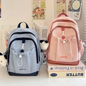 New Schoolbag Japanese Ins Backpack Lightweight Minority All-Match College Students' Backpack Travel Trip Backpack