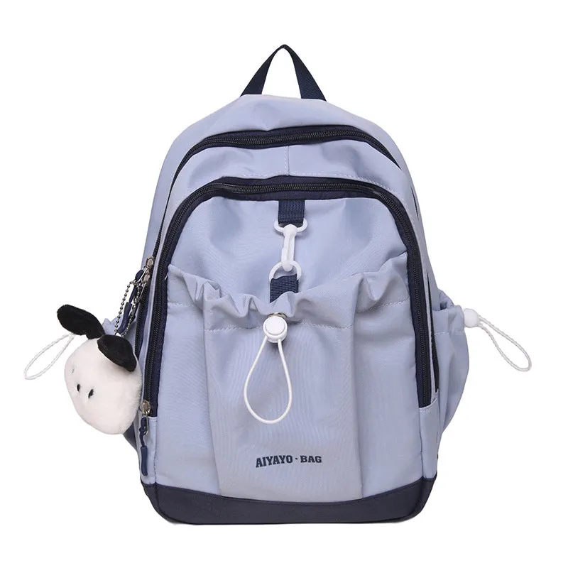 New Schoolbag Japanese Ins Backpack Lightweight Minority All-Match College Students' Backpack Travel Trip Backpack
