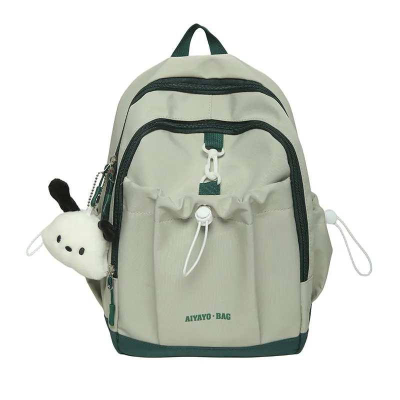 New Schoolbag Japanese Ins Backpack Lightweight Minority All-Match College Students' Backpack Travel Trip Backpack