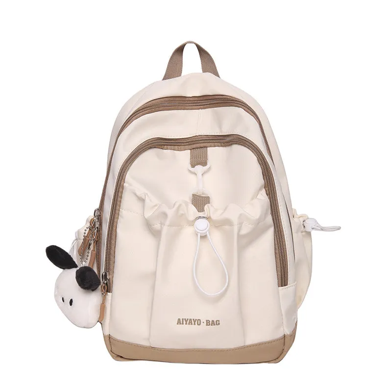 New Schoolbag Japanese Ins Backpack Lightweight Minority All-Match College Students' Backpack Travel Trip Backpack
