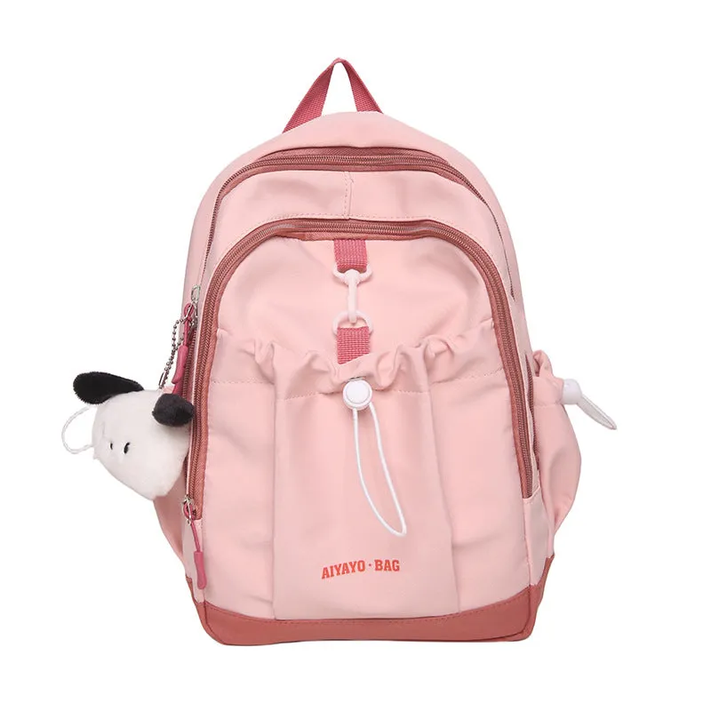 New Schoolbag Japanese Ins Backpack Lightweight Minority All-Match College Students' Backpack Travel Trip Backpack