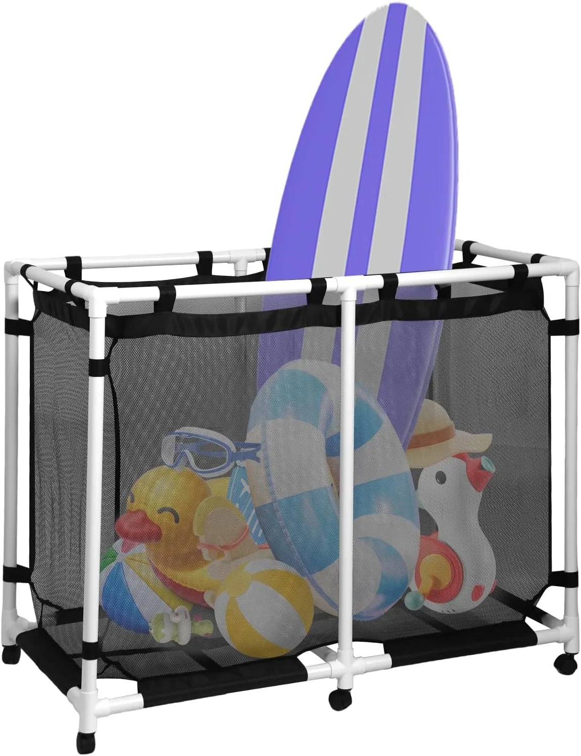 Nice C Camping Chairs, Oversized XL Padded Camping Chair, Outdoor Chair, Camp Chair, Lounge Chair 1-Pack Pool Storage, Pool Storage Bin, Pool Toy Storage, 142 Gallons 48.4’’ L Extra Large