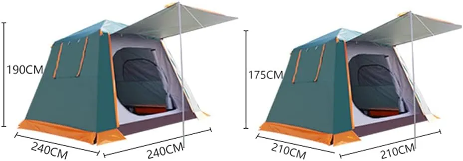 NIEH Instant Automatic Pop Up Camping Tent Easy Set Up Family Tent Perfect for Beach, Outdoor, Traveling,Hiking,Camping, Hunting, Fishing