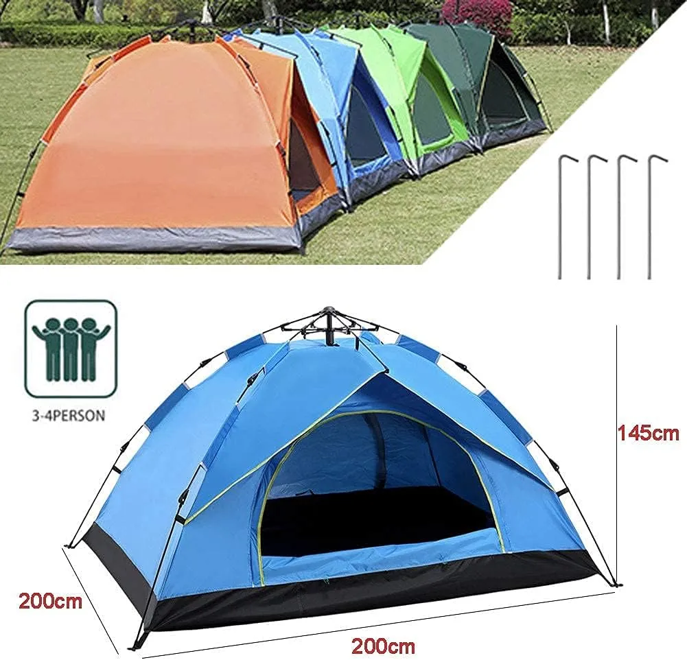 NIEH Instant Pop Up Camping Tents, Outdoor Family Tent Lightweight Waterproof Sun Shade Easy Setup Festival Dome Tent