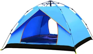NIEH Tent Lightweight 3-Season Camping/Traveling 2-4 Person, Family Instant Pop Up Camping Tent for Beach BBQ Park Fishing Mountain House Sun Shade Canopy