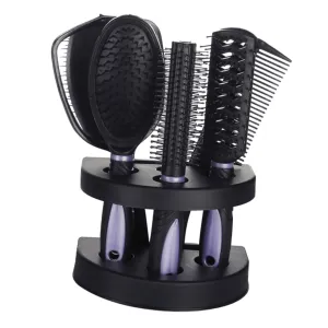 NOLITOY Hair Comb Set Professional Styling Tools Mirror Detangler Brush No Static