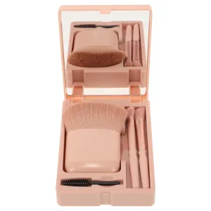 NOLITOY Professional Makeup Brush Set With Case Eyeshadow Brushes For Eyes Travel Size Makeup Brushes Womens Travel Essentials Kit Compact Travel Makeup Brush Set