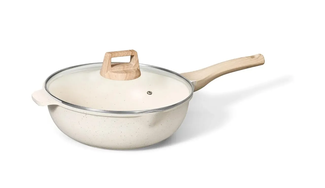Non-stick kitchen cookware stone pot set