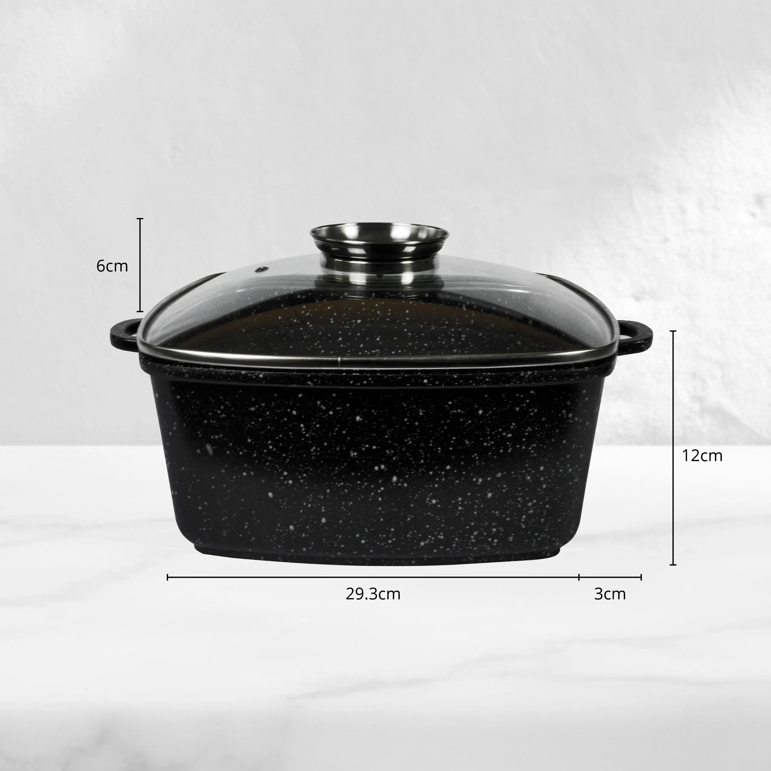 Non-stick marble cookware set