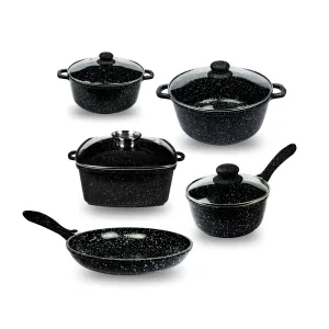 Non-stick marble cookware set