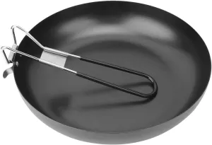 Non Stick Outdoor Portable Pan Foldable Camping Cookware for Picnic Hiking Cooking Frying Utensils 12 Inch Lightweight Compact Design for Easy Carry