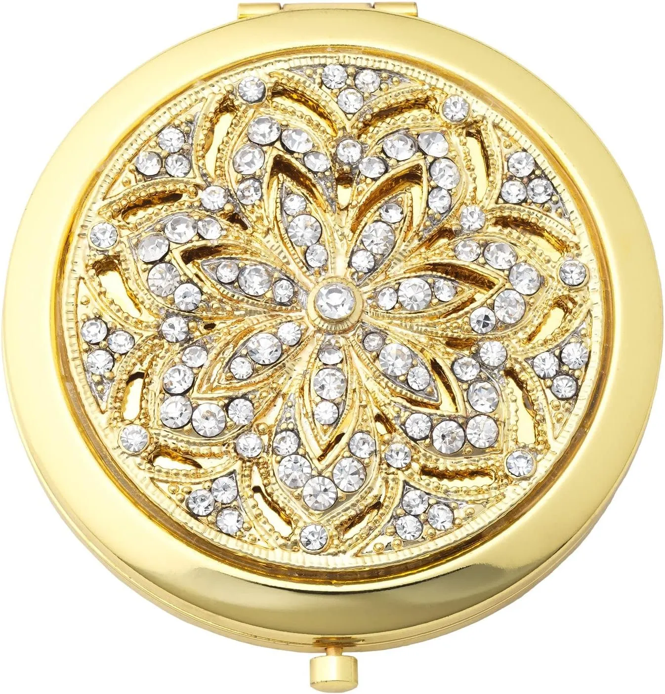 Olivia Riegel Gold Windsor Compact Make up Mirror