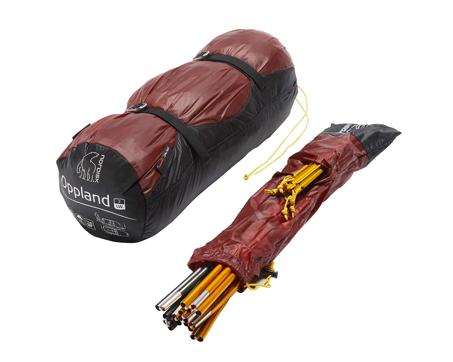 Oppland 3 LW Tent - 3 person | Burnt Red