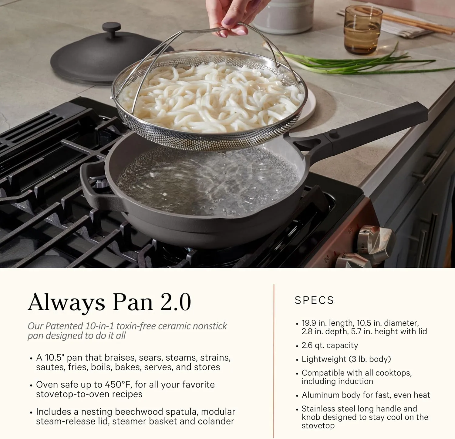 Our Place Cookware Set - 13-Piece Kit Including the Always Pan, Perfect Pot and Spatulas | Multifunctional, Toxin-Free Nonstick | Heat Safe up to 450°F | Oven, Stove, Induction Compatible | Char