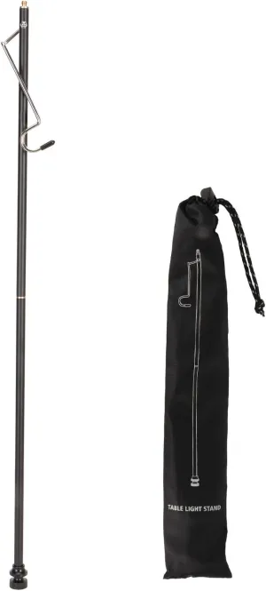 Outdoor Aluminum Alloy Detachable Folding Camping Lantern Stand for IGT Tables