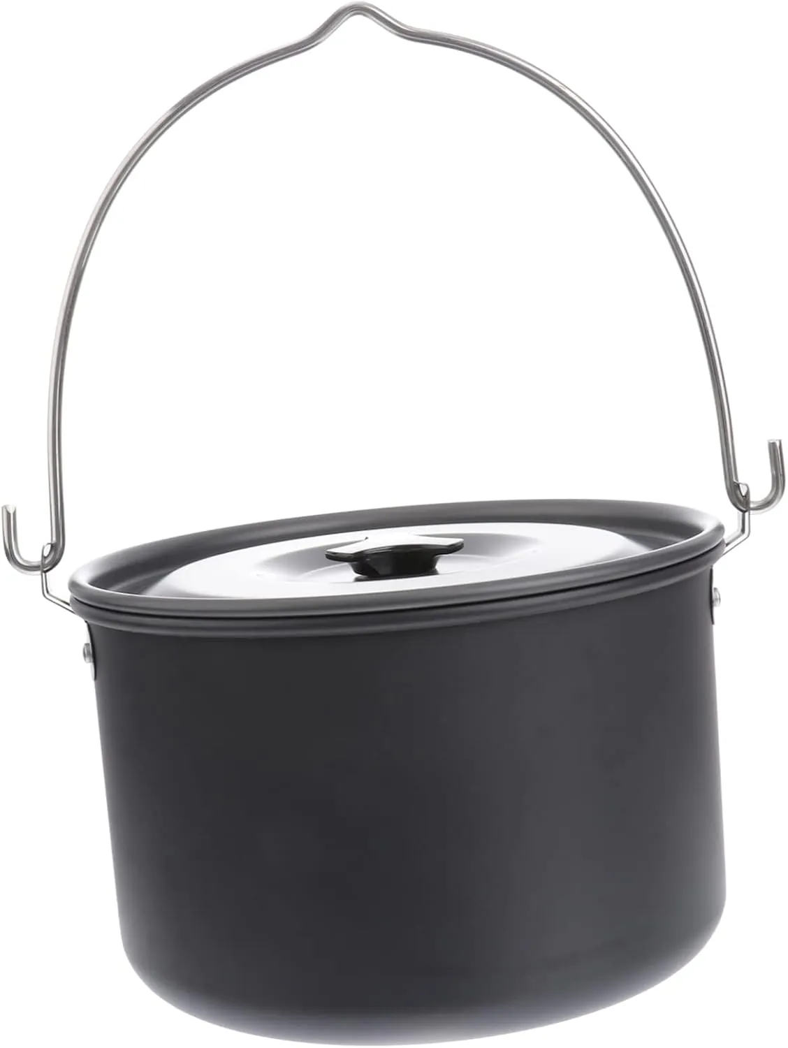 Outdoor Aluminum Pot Non-Stick Picnic Cookware Large 4l Capacity Ideal for Camping and Backpacking