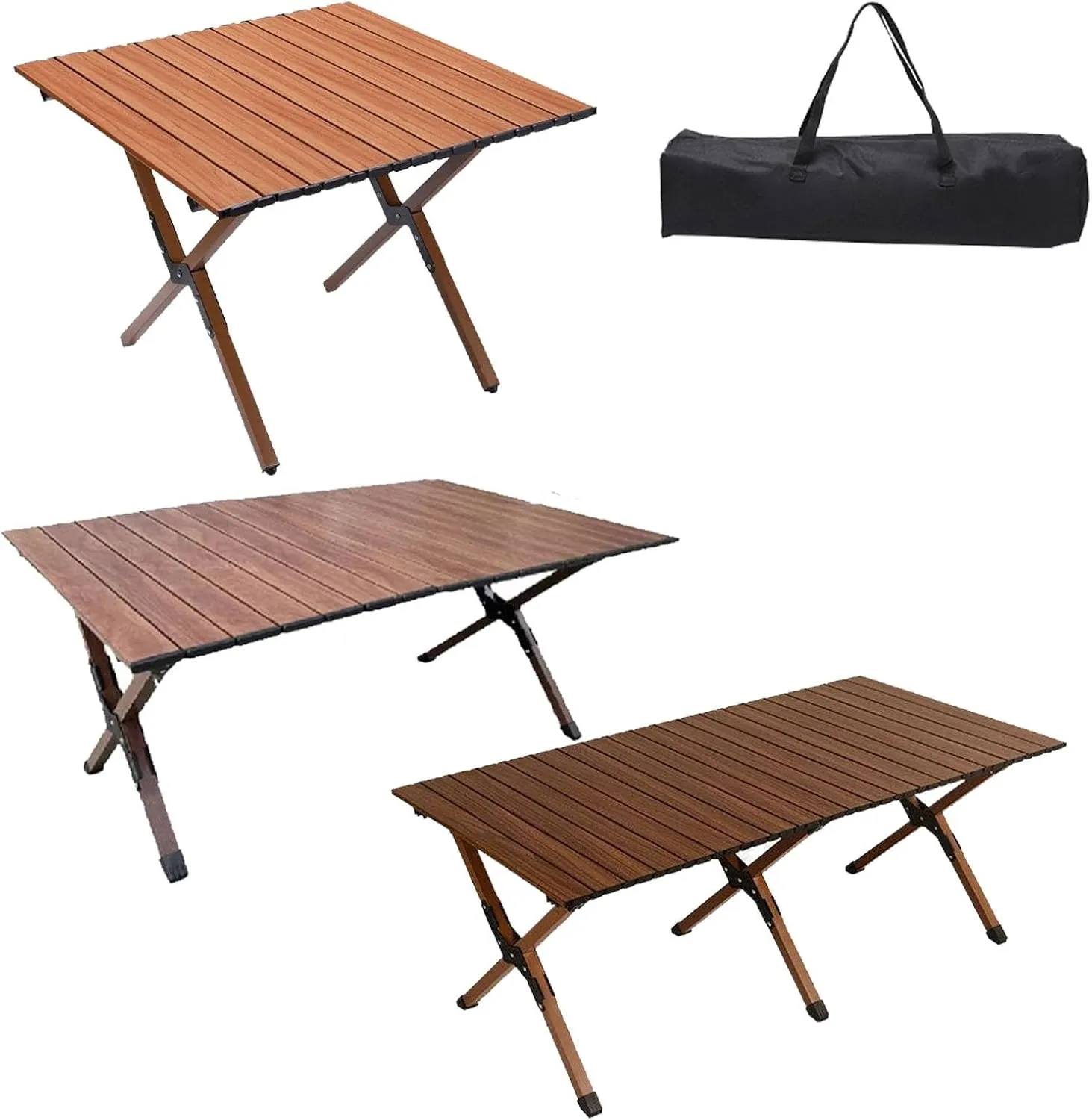 Outdoor Balcony Folding Picnic Table Camping Table Resistant Perfect for Hiking, Fishing, Beach, Cooking