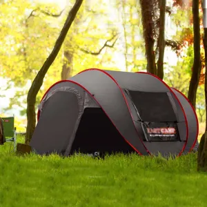 Outdoor Beach 4~5 Mosquito Speed Automatic New With Ultralarge Shipping options Tent Great deal Open Pop Up Fully Camping Person Sun Style Shelter Net