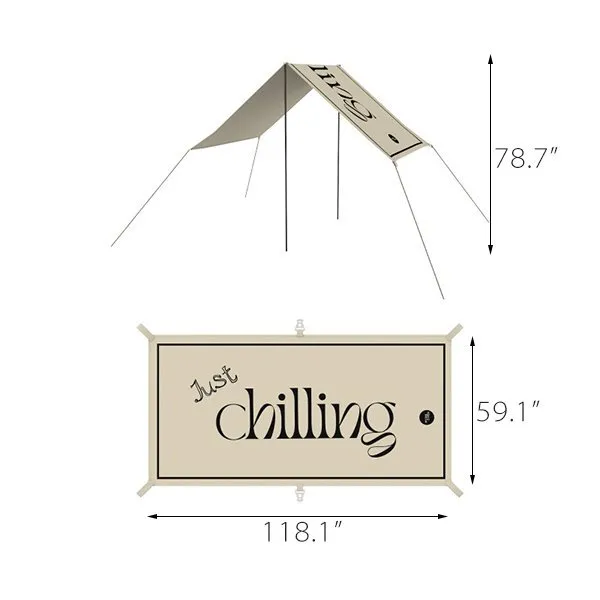 Outdoor Camping Canopy - Wilderness Haven: Adventure Canopy - Premium Camping Gear