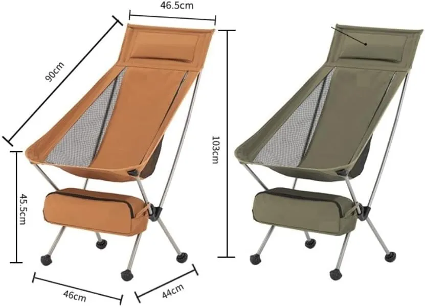 Outdoor Camping Chair Ultralight Backpack Camping Chair Travel Hiking Foldable Portable Outdoor Beach Backpack Breathable Seat Mesh Double Sided Folding Lawn Chairs