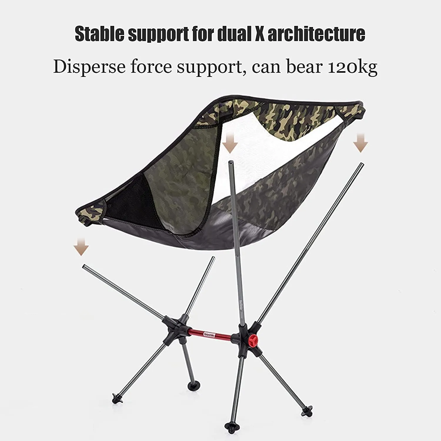 Outdoor Chair Folding Camping Chair Outdoor Folding Chair Camping Beach Portable Simple Backrest Folding Sketching Seat Stool with Mesh Fabric Backrest Camping Chair Foldable Chair