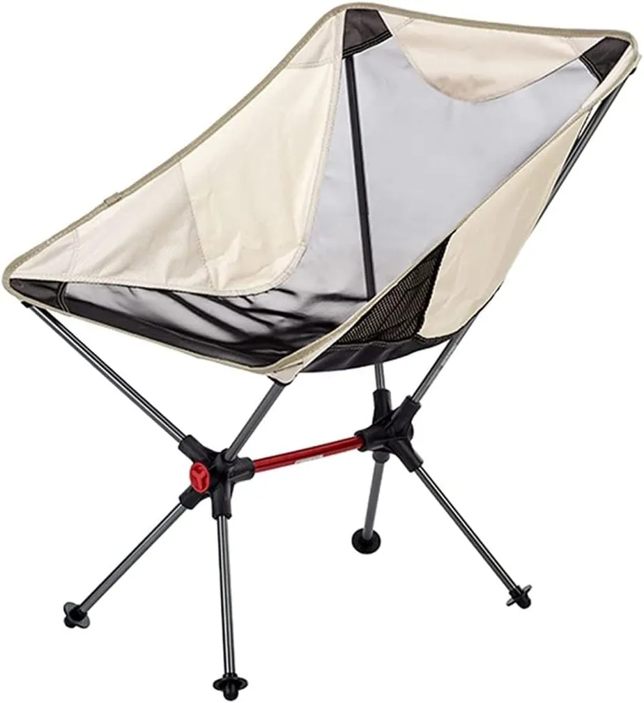 Outdoor Chair Folding Camping Chair Outdoor Folding Chair Camping Beach Portable Simple Backrest Folding Sketching Seat Stool with Mesh Fabric Backrest Camping Chair Foldable Chair
