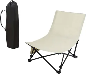 Outdoor chair for camping Lounge Chair Portable Chaise Longue Heavy Duty Camp Chair Folding Chair for Park Travel Fishing Picnic Patio foldable outdoor seat for camping ergonomic camping chai