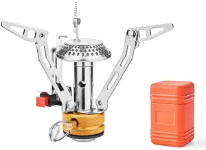 Outdoor Electronic Ignition Stoves Portable Cooking Accessory Foldable Gasstove Adjustable Firepower Camping Hiking Furnace GasCooker
