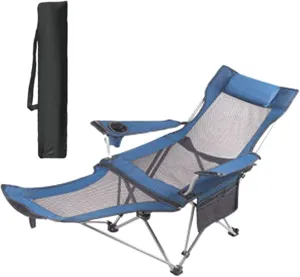 Outdoor Folding Camping Chairs Portable Fishing Chair Adjustable Backrest Deck Chairs with Cup Holder and Storage Bag Beach Chair for Hiking Lawn Travel foldable outdoor seat for camping canv