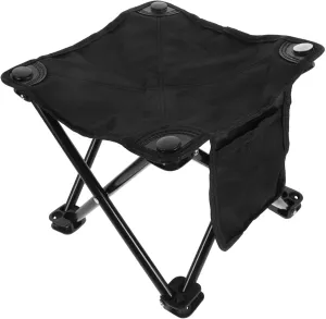Outdoor Folding Stool Lightweight Portable Camping Chair Compact Travel Stool for Fishing Hiking and Outdoor Activities Oxford Construction