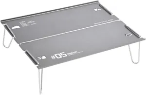 Outdoor Folding Table Portable Removable Desk Aluminum Alloy Camping Table for Traveling Barbecue Beachs